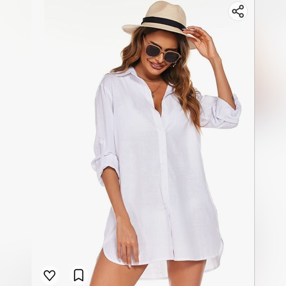 Long sleeved button up Tunic